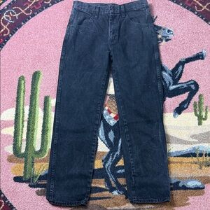 VINTAGE BLACK JEANS RUSTLER 30x30